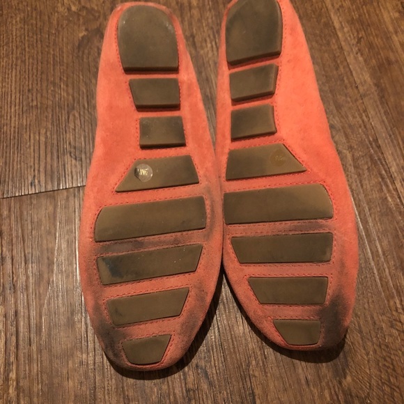 GUC Tory Burch suede burnt orange driving Mocs - Picture 3 of 3